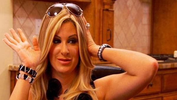 Kim Zolciak appears in a scene from The Real Housewives of Atlanta in 2010. - Provided courtesy of Bravo Kim Zolciak appears in a scene from The Real Housewives of Atlanta in 2010. - Provided courtesy of Bravo