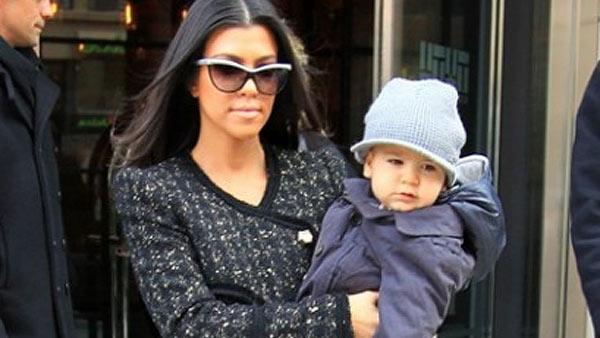 Kourtney Kardashian and her baby, Mason, appear in New York in a November 2010 photo posted on her website. - Provided courtesy of officialkourtneyk.celebuzz.com Kourtney Kardashian and her baby, Mason, appear in New York in a November 2010 photo posted on her website. - Provided courtesy of officialkourtneyk.celebuzz.com