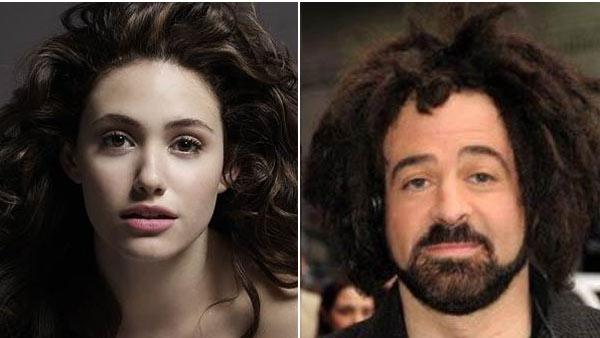 Pictured: Emmy Rossum appears in an undated photo on her website / Adam Duritz appears on an undated photo on his Facebook page. - Provided courtesy of emmyrossum.com / http://www.facebook.com/aduritz Pictured: Emmy Rossum appears in an undated photo on her website / Adam Duritz appears on an undated photo on his Facebook page. - Provided courtesy of emmyrossum.com / http://www.facebook.com/aduritz