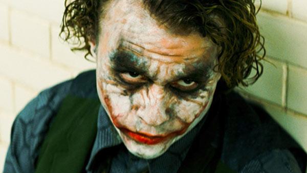 Heath Ledger appears as the Joker in a scene from the 2008 movie The Dark Knight. - Provided courtesy of Warner Bros. Pictures Heath Ledger appears as the Joker in a scene from the 2008 movie The Dark Knight. - Provided courtesy of Warner Bros. Pictures