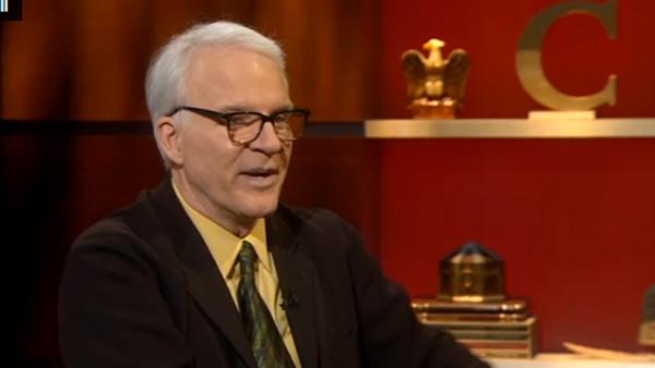 Steve Martin appears on The Colbert Report on Dec. 8, 2010. - Provided courtesy of Comedy Central Steve Martin appears on The Colbert Report on Dec. 8, 2010. - Provided courtesy of Comedy Central