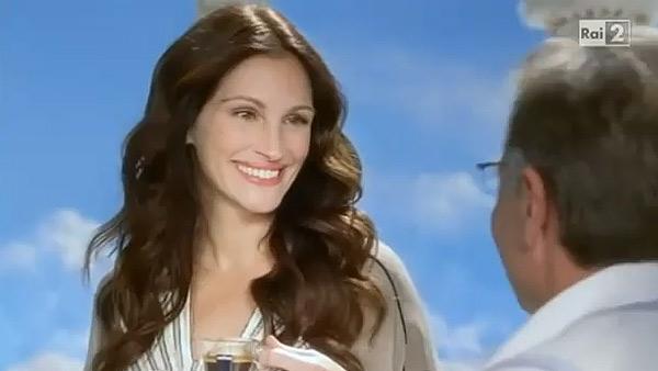 Julia Roberts appears in an ad for Italian coffee company Lavazza in December 2010. - Provided courtesy of Lavazza Julia Roberts appears in an ad for Italian coffee company Lavazza in December 2010. - Provided courtesy of Lavazza