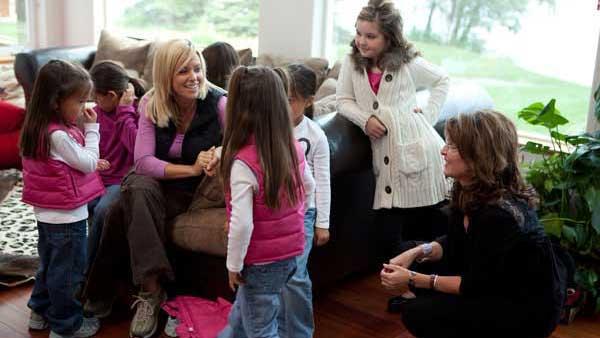 The Palins and the Gosselins visit in the Palins house in Wasilla on Sarah Palins Alaska. - Provided courtesy of TLC / Gilles Mingasson The Palins and the Gosselins visit in the Palins house in Wasilla on Sarah Palins Alaska. - Provided courtesy of TLC / Gilles Mingasson