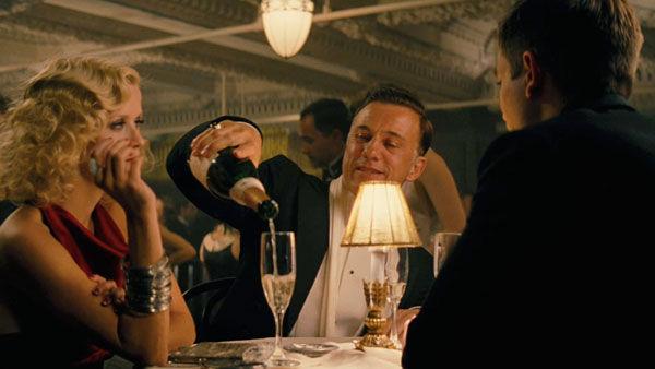 Reese Witherspoon, who plays 'Marlena,' Christoph Waltz, who plays 'August,' and Robert Pattinson, who plays 'Jacob Jankowski,' in a scene from the 2011 film, 'Water for Elephants.'
