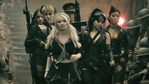 Emily Browning as 'Baby Doll' and the cast in a scene from the 2011  film, 'Sucker Punch'.