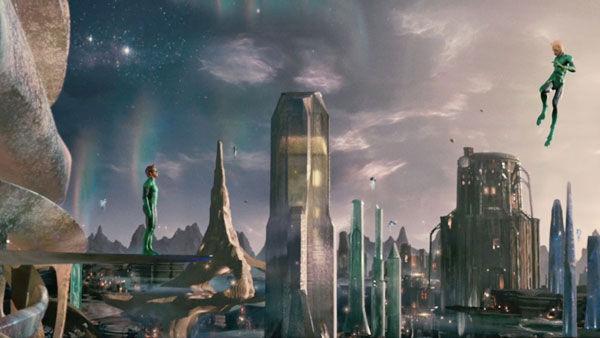 A scene from the 2011  film, 'Green Lantern'.