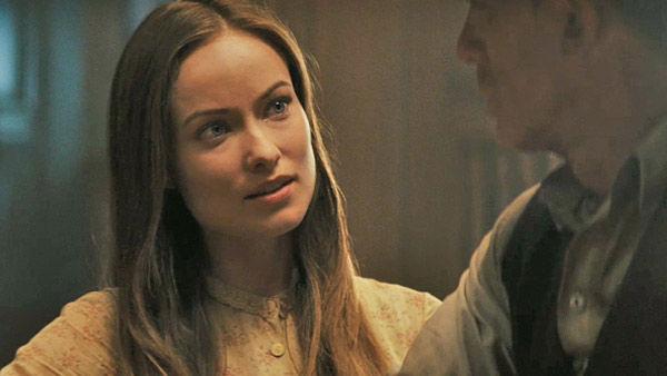 Olivia Wilde as 'Ella' in a scene from the 2011  film, 'Cowboys & Aliens'.