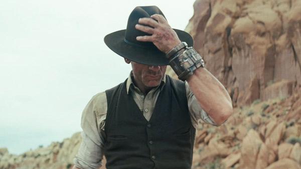 Daniel Craig as 'Jake Lonergan' in a scene from the 2011  film, 'Cowboys & Aliens'.