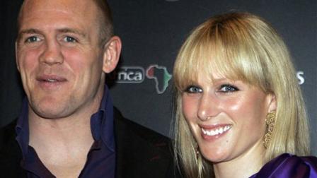 In this Monday April 27, 2009 file photo, Zara Phillips, granddaughter of Britains Queen Elizabeth II, and rugby player Mike Tindall, pose together before taking part in celebrity charity poker tournament, in Monaco.