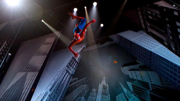 A scene from 'Spider-Man: Turn off the Dark', the Broadway musical.