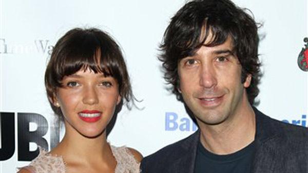 Actor David Schwimmer and Zoe Buckman attend the Public Theater Annual Gala featuring a performance of 'The Merchant of Venice' in New York on Monday, June 21, 2010.