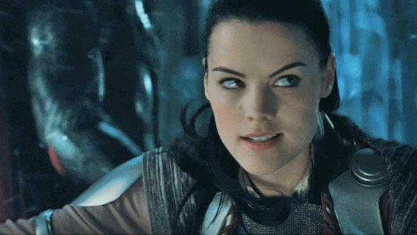 Jaimie Alexander as 'Lady Sif' in a scene from the 2011  film, 'Thor'.