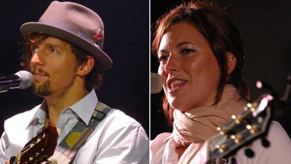 Jason Mraz performs in concert in Searcy, AR, in October 2010. / Tristan Prettyman performs at the Sunset Sessions event in San Diego, CA in 2008. - Provided courtesy of facebook.com/JasonMraz / facebook.com/tristanprettyman Jason Mraz performs in concert in Searcy, AR, in October 2010. / Tristan Prettyman performs at the Sunset Sessions event in San Diego, CA in 2008. - Provided courtesy of facebook.com/JasonMraz / facebook.com/tristanprettyman