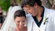 (Pictured: Shania Twain and Frederic Thiebaud at their wedding on Jan. 1, 2011.) - Provided courtesy of Robert Evans / RobertEvans.com / shaniatwain.com