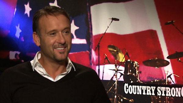 Tim McGraw speaks to OnTheRedCarpet.com in December 2010 about his new film with Gwyneth Paltrow, Country Strong, as well as his decision to quit drinking, partially spurred by his drunk texts to wife Faith Hill years ago. - Provided courtesy of OTRC Tim McGraw speaks to OnTheRedCarpet.com in December 2010 about his new film with Gwyneth Paltrow, Country Strong, as well as his decision to quit drinking, partially spurred by his drunk texts to wife Faith Hill years ago. - Provided courtesy of OTRC