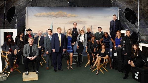 The cast of 'Celebrity Apprentice's 2011 installment appear in a promotional photo.