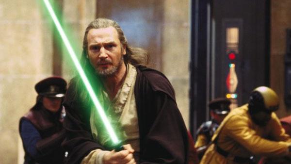 Liam Neeson as Qui-Gon Jinn in a scene from the 1999 film Star Wars: Episode I - The Phantom Menace. - Provided courtesy of Lucasfilm Liam Neeson as Qui-Gon Jinn in a scene from the 1999 film Star Wars: Episode I - The Phantom Menace. - Provided courtesy of Lucasfilm