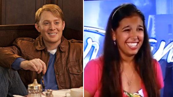 Clay Aiken appears in a 2010 photo posted on his Twitter page. / Victoria Huggins appears in a scene from American Idol in an episode that aired on Jan. 19, 2011. - Provided courtesy of twitter.com/clayaiken / FOX / FremantleMedia / 19 Entertainment Clay Aiken appears in a 2010 photo posted on his Twitter page. / Victoria Huggins appears in a scene from American Idol in an episode that aired on Jan. 19, 2011. - Provided courtesy of twitter.com/clayaiken / FOX / FremantleMedia / 19 Entertainment