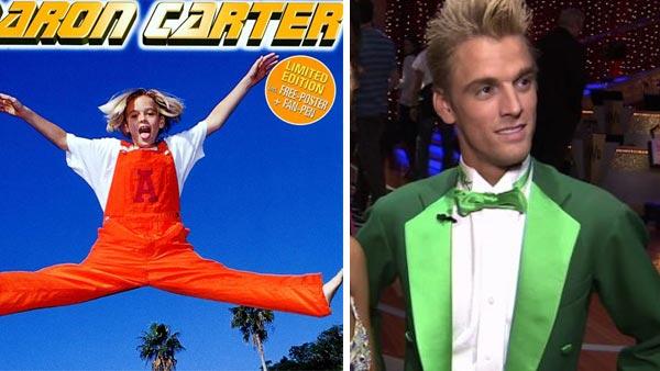 Aaron Carter on the cover of his debut self-titled album in 1997 / Aaron Carter speaks to OnTheRedCarpet.com in 2009 following a performance on Dancing With the Stars. - Provided courtesy of Jive Records / ABC Aaron Carter on the cover of his debut self-titled album in 1997 / Aaron Carter speaks to OnTheRedCarpet.com in 2009 following a performance on Dancing With the Stars. - Provided courtesy of Jive Records / ABC