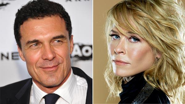 andre balazs and chelsea handler. Left: Andre Balazs attends the