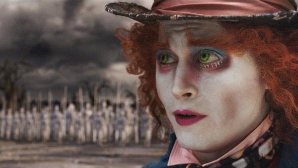 Johnny Depp appears in a scene from the 2010 movie 'Alice in Wonderland.'