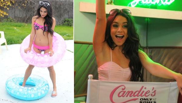 Vanessa Hudgens appears in a 2011 promotional photo taken for the Spring 2011 ad campaign of Candies apparel, available at Kohls stores. - Provided courtesy of Candies / facebook.com/Candies / Iconix Brand Group Vanessa Hudgens appears in a 2011 promotional photo taken for the Spring 2011 ad campaign of Candies apparel, available at Kohls stores. - Provided courtesy of Candies / facebook.com/Candies / Iconix Brand Group