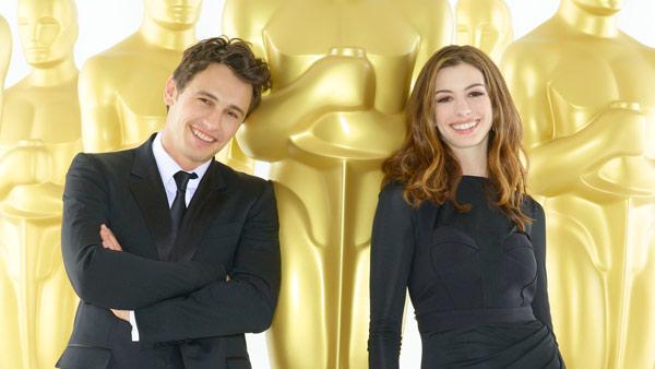 James Franco and Anne Hathaway in a promotional photo for the 83rd Annual Academy Awards. - Provided courtesy of KABC / ABC James Franco and Anne Hathaway in a promotional photo for the 83rd Annual Academy Awards. - Provided courtesy of KABC / ABC