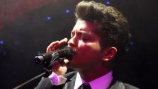 Bruno Mars performing at the Cafe De Paris in London on January 11, 2011. - Provided courtesy of Bruno Mars official website, brunomars.com.