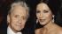 Actor Michael Douglas (L) and wife actress...