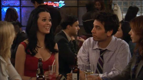 Katy Perry, Josh Radnor and Alysson Hannigan in a still from an episode of How I Met Your Mother which aired on February 7, 2011. - Provided courtesy of CBS Katy Perry, Josh Radnor and Alysson Hannigan in a still from an episode of How I Met Your Mother which aired on February 7, 2011. - Provided courtesy of CBS