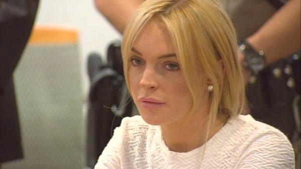 Lindsay Lohan is appears at a Los Angeles courthouse Wednesday, Feb. 9, 2011.