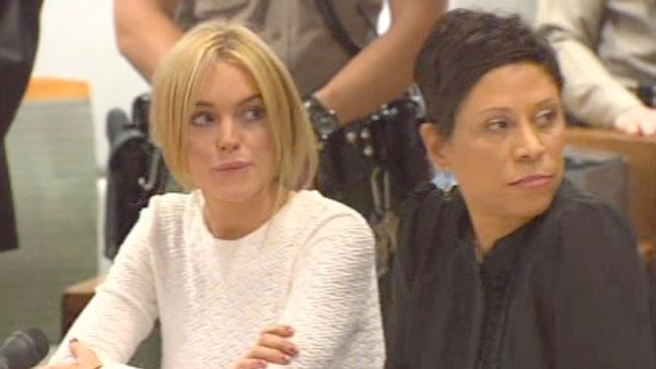Lindsay Lohan is appears at a Los Angeles courthouse Wednesday, Feb. 9, 2011.