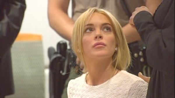 Lindsay Lohan is appears at a Los Angeles courthouse Wednesday, Feb. 9, 2011.