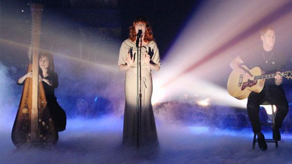 Florence and the Machine perform on Dancing With the Stars: The Results Show, Tuesday, Oct. 12, 2010. - Provided courtesy of ABC / Adam Larkey Florence and the Machine perform on Dancing With the Stars: The Results Show, Tuesday, Oct. 12, 2010. - Provided courtesy of ABC / Adam Larkey