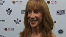 Kathy Griffin speaks to OnTheRedCarpet.com at an event honoring the hip hop group the Black Eyed Peas on Feb. 10, 2011. - Provided courtesy of OTRC