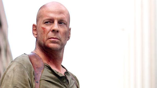 Bruce Willis appears in a scene from the 2007 movie Live Free or Die Hard. - Provided courtesy of Fox Bruce Willis appears in a scene from the 2007 movie Live Free or Die Hard. - Provided courtesy of Fox