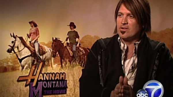 Billy Ray Cyrus talks to OnTheRedCarpet.com in 2009 about his and daughter Mileys film Hannah Montana: The Movie, which is based on their hit Disney Channel series. - Provided courtesy of OTRC Billy Ray Cyrus talks to OnTheRedCarpet.com in 2009 about his and daughter Mileys film Hannah Montana: The Movie, which is based on their hit Disney Channel series. - Provided courtesy of OTRC