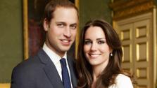 One of the two official engagement portraits of Prince William and Kate Middleton - Provided courtesy of Mario Testino