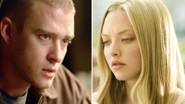 Justin Timberlake in a still from his 2007 movie, Black Snake Moan./Amanda Seyfried in a still from her 2009 film, Letters to Juliet. - Provided courtesy of Photos courtesy of Paramount Classics/Summit Entertainment Justin Timberlake in a still from his 2007 movie, Black Snake Moan./Amanda Seyfried in a still from her 2009 film, Letters to Juliet. - Provided courtesy of Photos courtesy of Paramount Classics/Summit Entertainment
