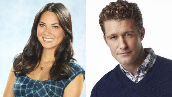 Olivia Munn is pictured in a still from Perfect Couples/Matthew Morrison is pictured in a still from Foxs Glee. - Provided courtesy of Photo courtesy of NBC/20th Century Fox Television Olivia Munn is pictured in a still from Perfect Couples/Matthew Morrison is pictured in a still from Foxs Glee. - Provided courtesy of Photo courtesy of NBC/20th Century Fox Television