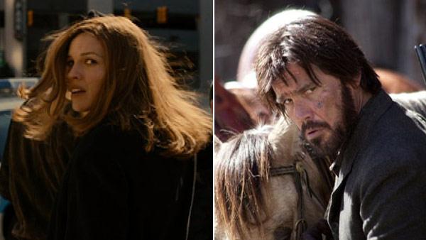 Hilary Swank appears in a scene from Conviction. / Josh Brolin in a scene from True Grit. - Provided courtesy of Pantheon Entertainment Corporation / Fox Searchlight Pictures / Paramount Pictures / Skydance Productions / Scott Rudin Productions Hilary Swank appears in a scene from Conviction. / Josh Brolin in a scene from True Grit. - Provided courtesy of Pantheon Entertainment Corporation / Fox Searchlight Pictures / Paramount Pictures / Skydance Productions / Scott Rudin Productions