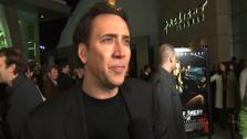 Nicholas Cages says he tries to hit a mix of scary and funny when doing films and dishes on Drive Angry. - Provided courtesy of OTRC