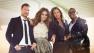 Ryan Seacrest, Jennifer Lopez, Steven Tyler and Randy Jackson appear in a promotional photo for 'American Idol.'