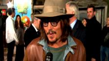 Johnny Depp talks to OnTheRedCarpet.com at the premiere of his animated movie, Rango. - Provided courtesy of KABC / OTRC
