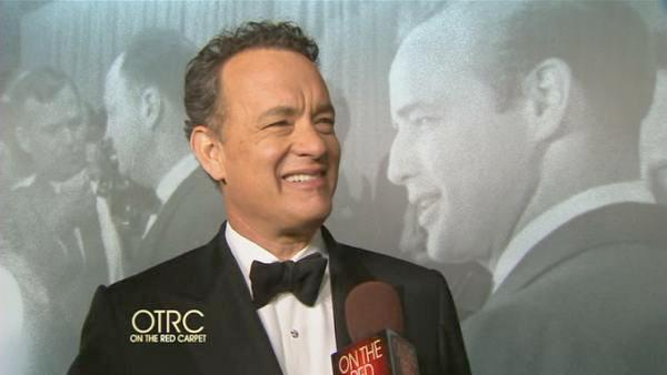 OTRC talks with Tom Hanks after the 83rd Academy Awards on Feb. 26, 2011. - Provided courtesy of OTRC OTRC talks with Tom Hanks after the 83rd Academy Awards on Feb. 26, 2011. - Provided courtesy of OTRC