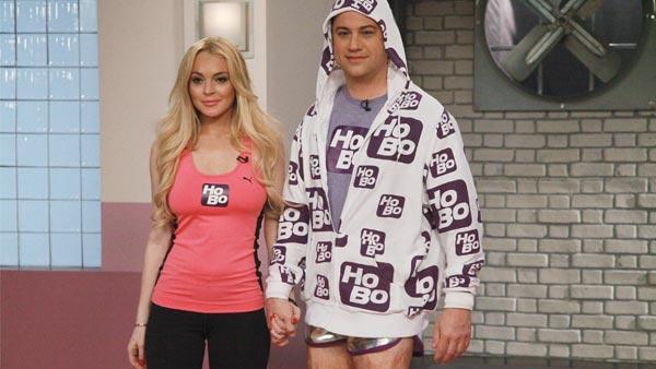 Lindsay Lohan and Jimmy Kimmel appear in a still from Jimmy Kimmel Live: After the Academy Awards special which aired on Sunday, February 27th on ABC. - Provided courtesy of ABC / ABC/Richard Cartwright Lindsay Lohan and Jimmy Kimmel appear in a still from Jimmy Kimmel Live: After the Academy Awards special which aired on Sunday, February 27th on ABC. - Provided courtesy of ABC / ABC/Richard Cartwright