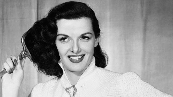 In this May 31, 1952 file photo, actress Jane Russell models a bedjacket.