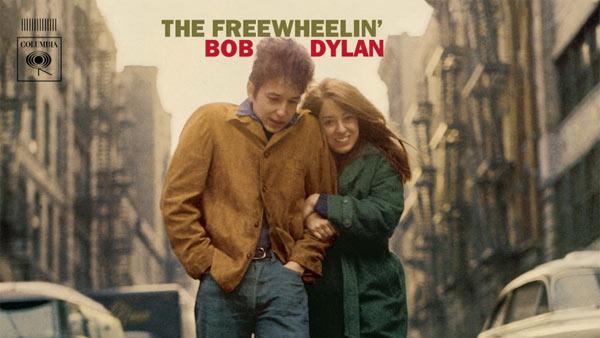 Bob Dylan and then-girlfriend Suze Rotolo appear on the cover of his 1963 album 'The Freewheelin' Bob Dylan.'