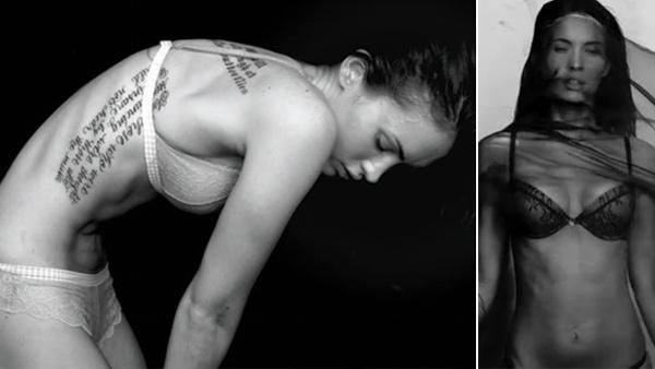 megan fox armani photos. Megan Fox in Armani underwear