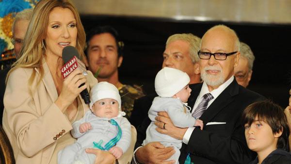 Celine Dion and Rene-Angelil appear in an undated photo from Dions official website with their son Rene-Charles and twins Eddy and Nelson. - Provided courtesy of CelineDion.com/Denise Truscello Celine Dion and Rene-Angelil appear in an undated photo from Dions official website with their son Rene-Charles and twins Eddy and Nelson. - Provided courtesy of CelineDion.com/Denise Truscello